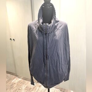 Motherhood Maternity CHIC Grey cowl neck sport cardigan size Large